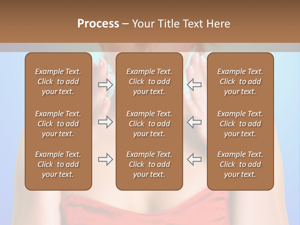 Frightened Girl PowerPoint Template