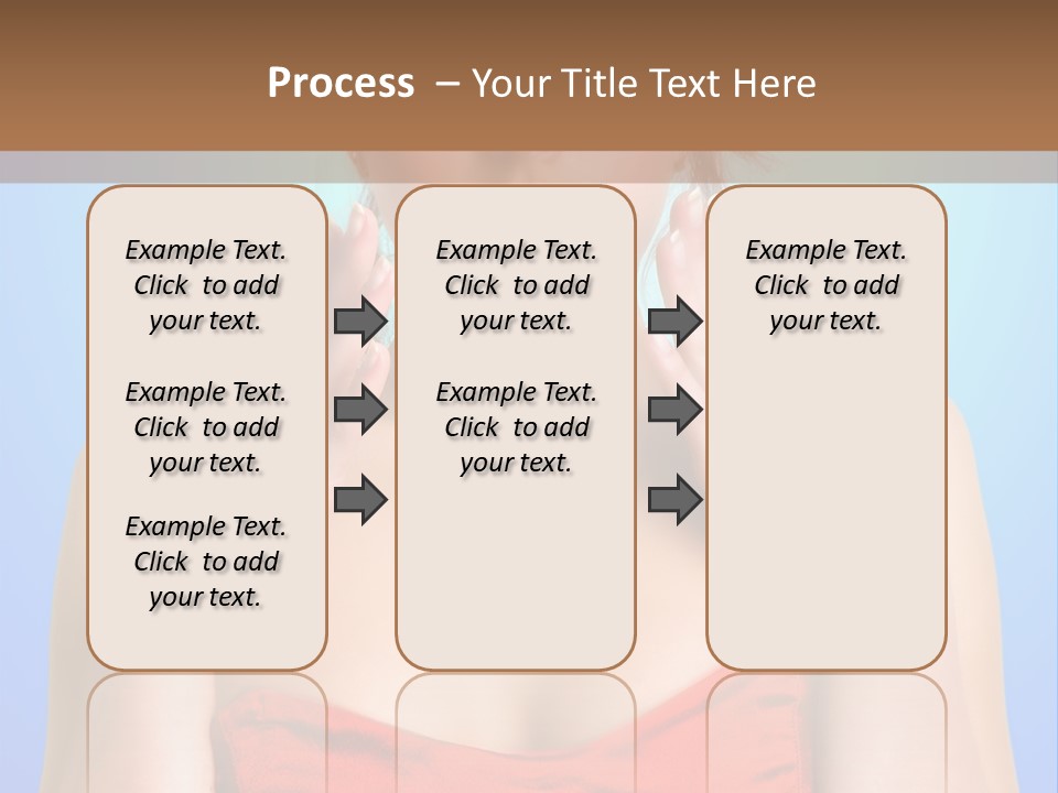 Frightened Girl PowerPoint Template