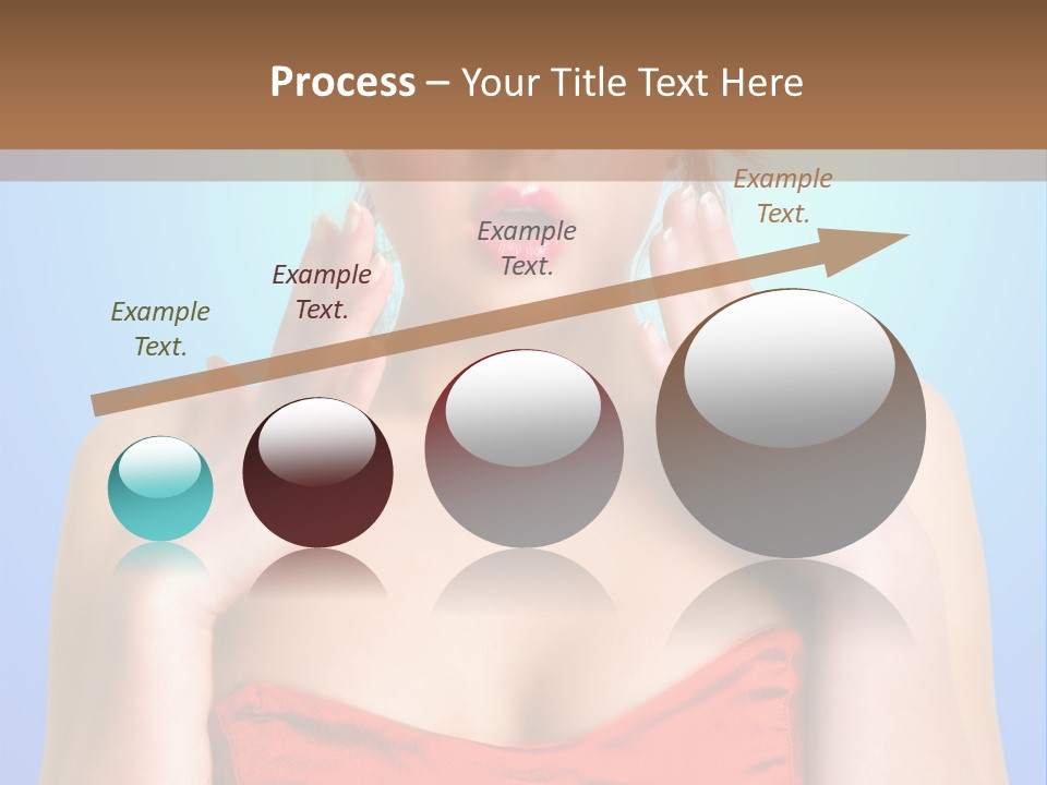 Frightened Girl PowerPoint Template