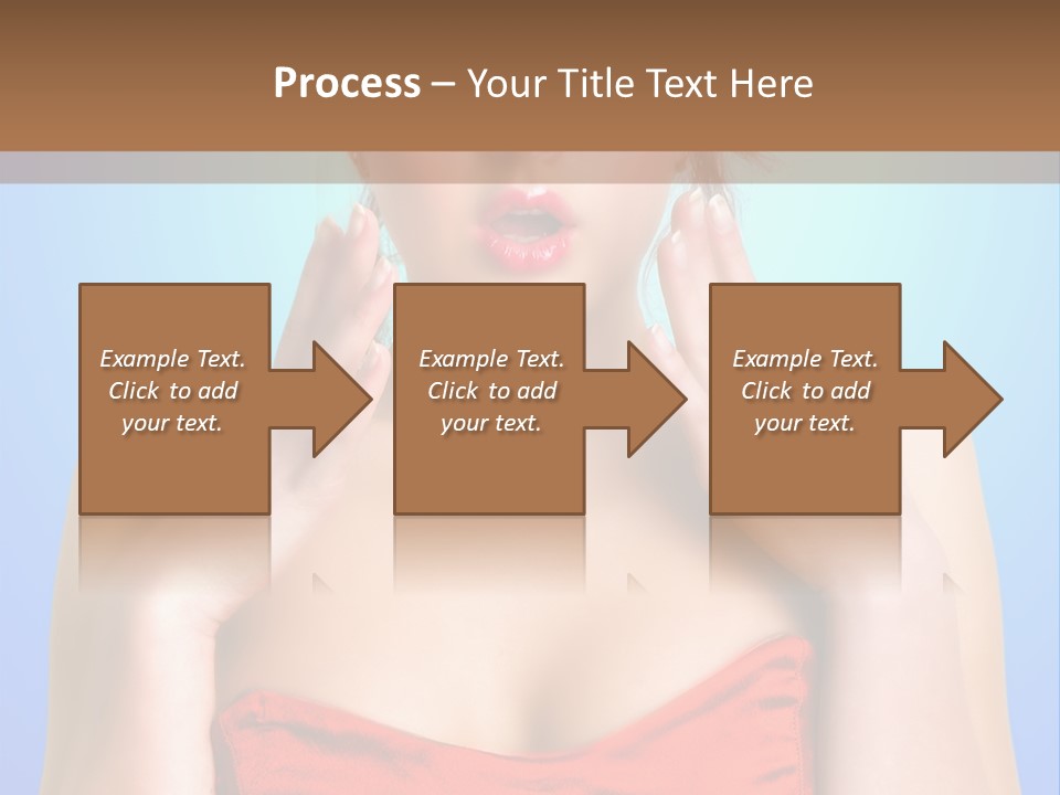 Frightened Girl PowerPoint Template