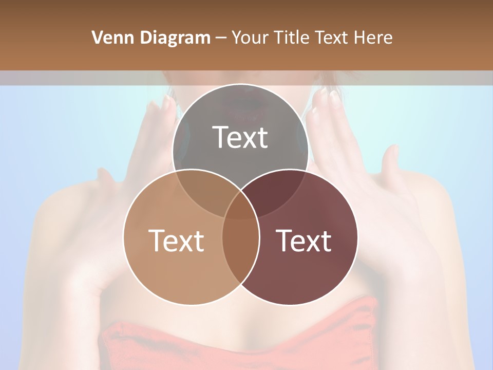 Frightened Girl PowerPoint Template