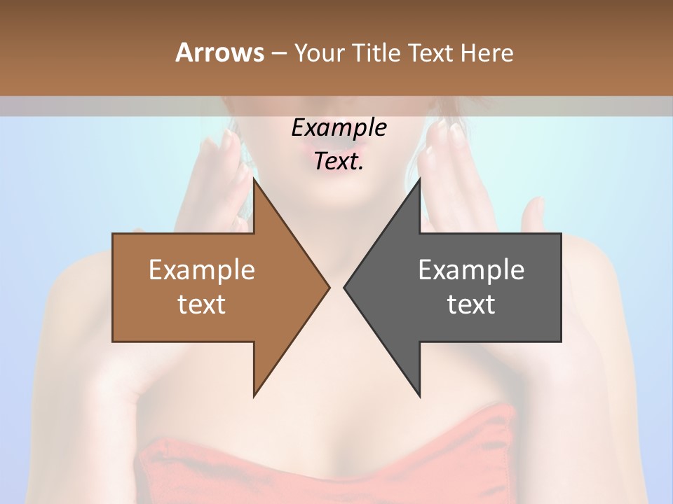 Frightened Girl PowerPoint Template