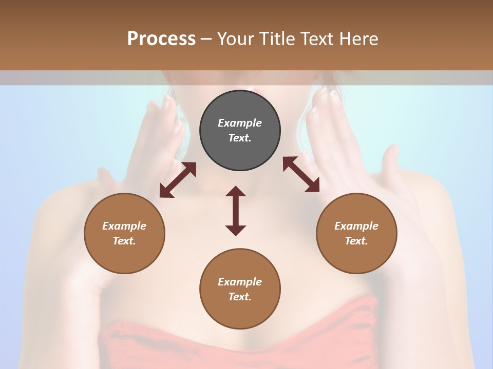 Frightened Girl PowerPoint Template