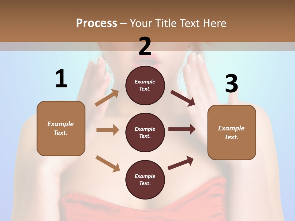 Frightened Girl PowerPoint Template