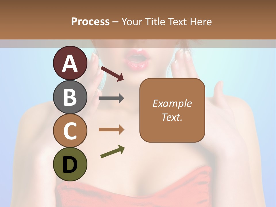 Frightened Girl PowerPoint Template