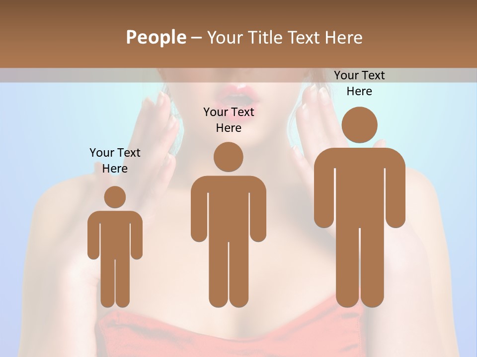 Frightened Girl PowerPoint Template