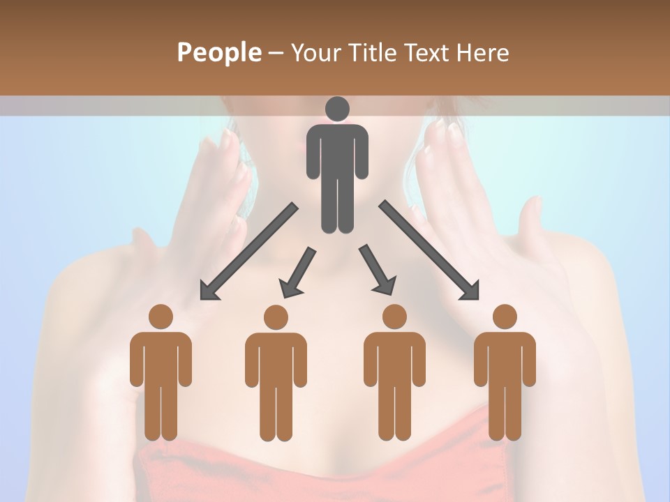 Frightened Girl PowerPoint Template