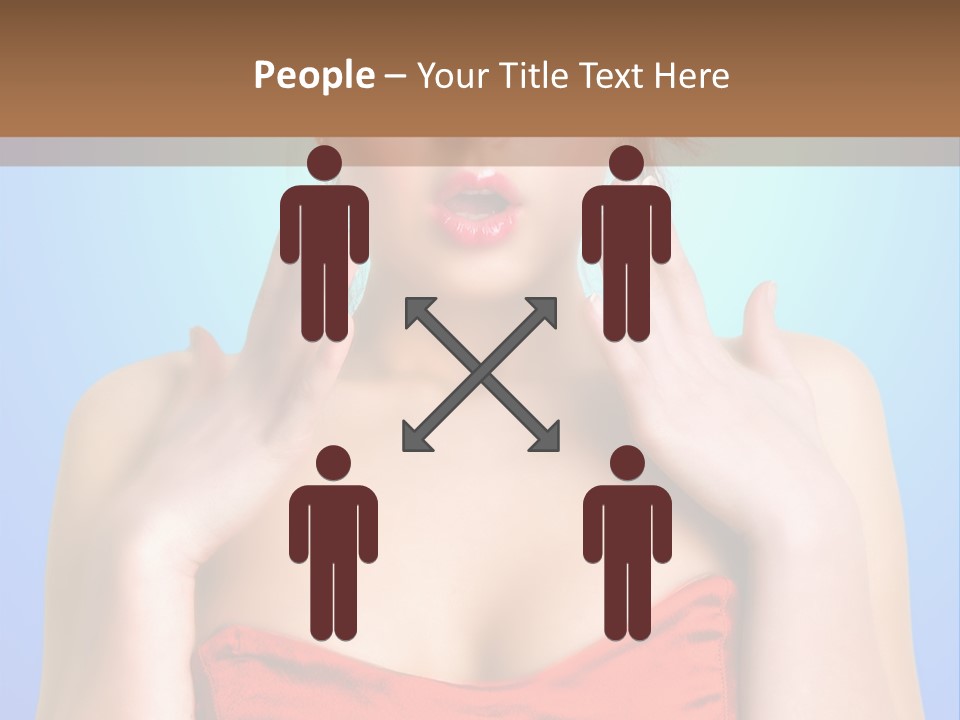 Frightened Girl PowerPoint Template