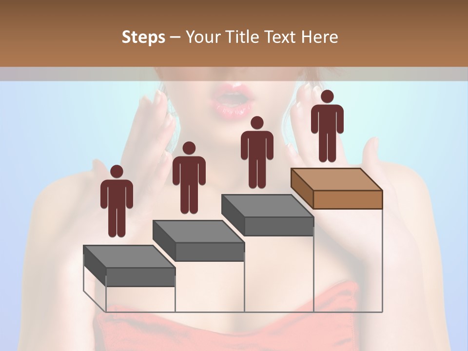 Frightened Girl PowerPoint Template