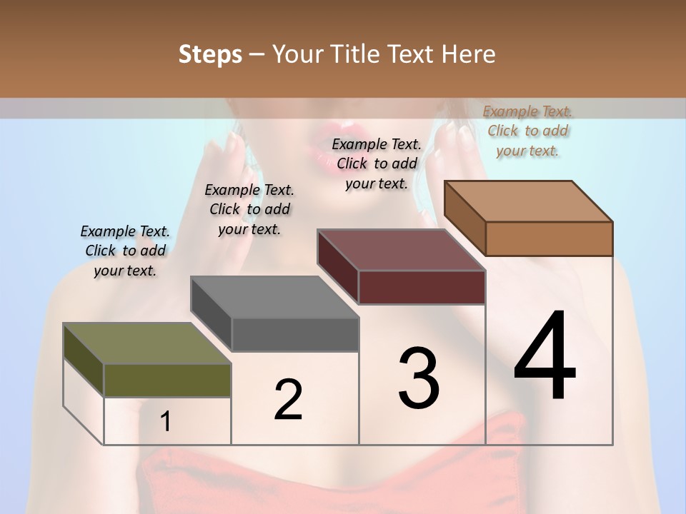 Frightened Girl PowerPoint Template