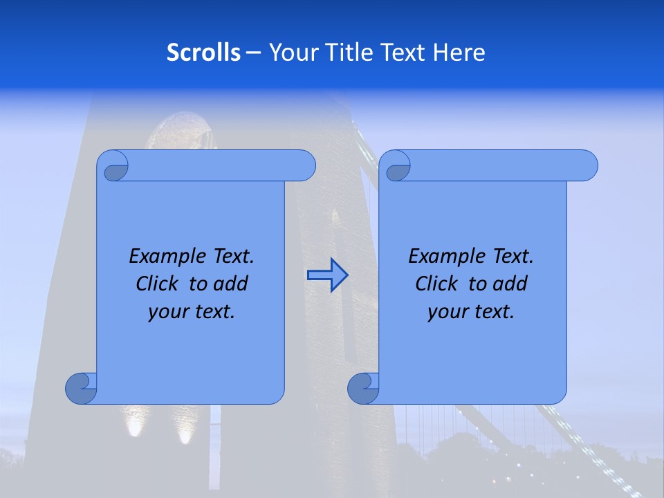 Clifton Suspension Bridge PowerPoint Template