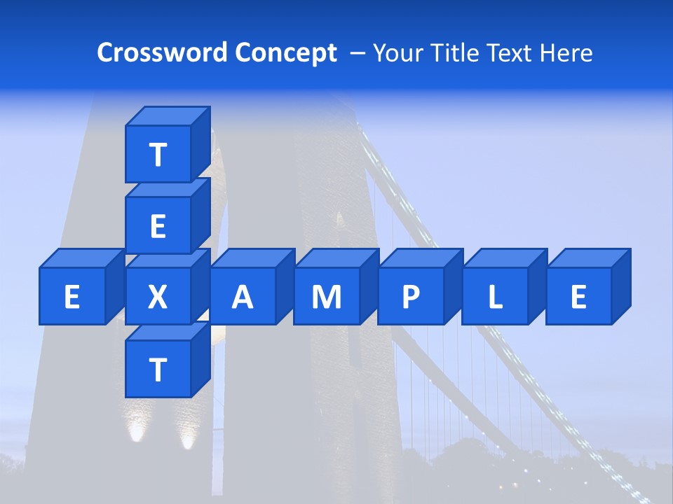Clifton Suspension Bridge PowerPoint Template