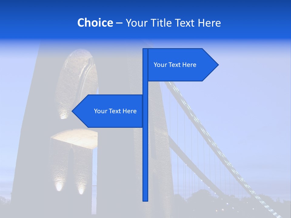 Clifton Suspension Bridge PowerPoint Template