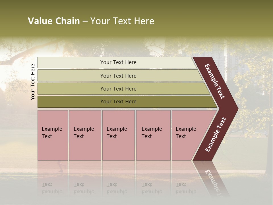 Piedmont Park In Atlanta, Georgia PowerPoint Template