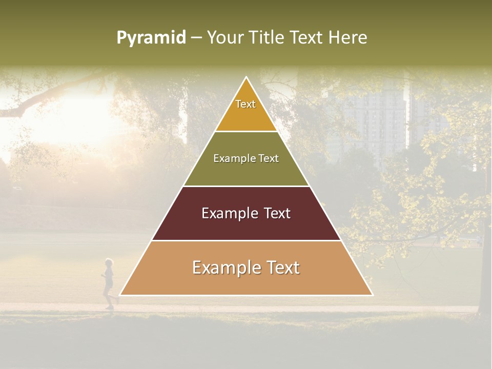 Piedmont Park In Atlanta, Georgia PowerPoint Template