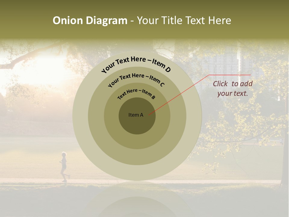 Piedmont Park In Atlanta, Georgia PowerPoint Template