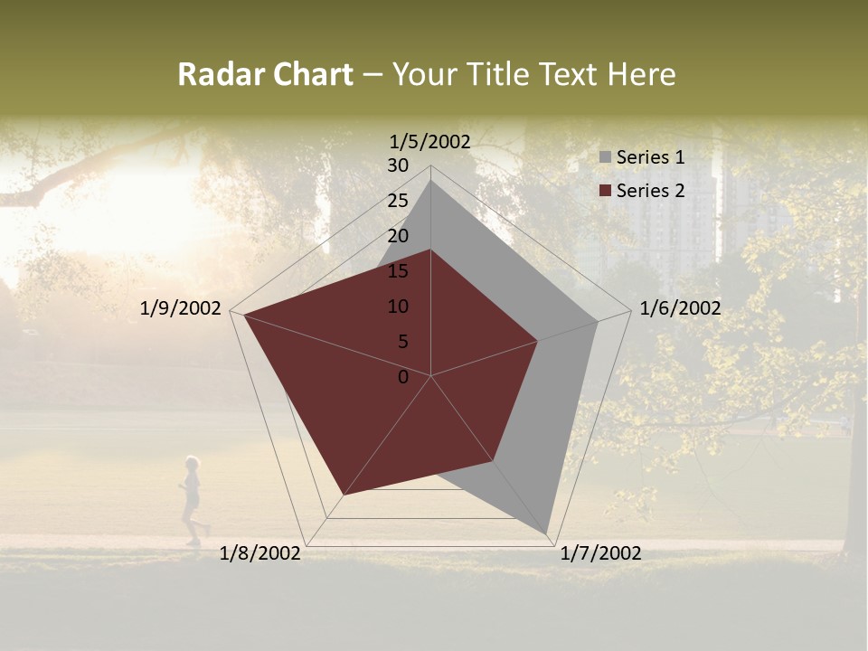 Piedmont Park In Atlanta, Georgia PowerPoint Template