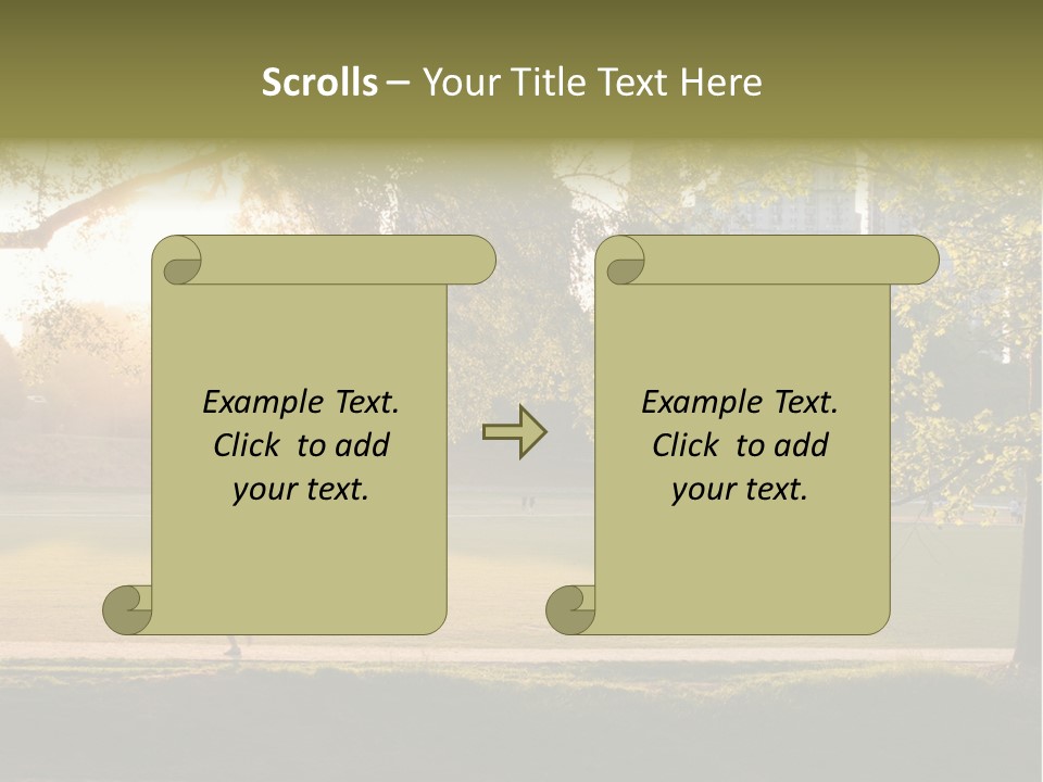 Piedmont Park In Atlanta, Georgia PowerPoint Template