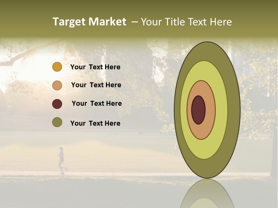 Piedmont Park In Atlanta, Georgia PowerPoint Template