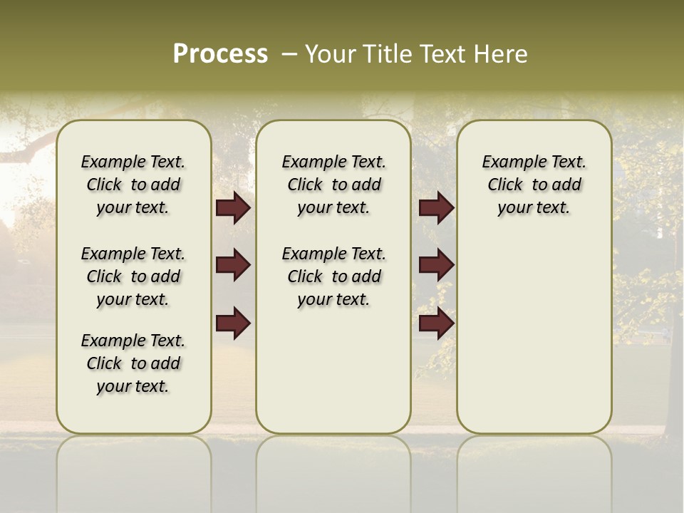 Piedmont Park In Atlanta, Georgia PowerPoint Template
