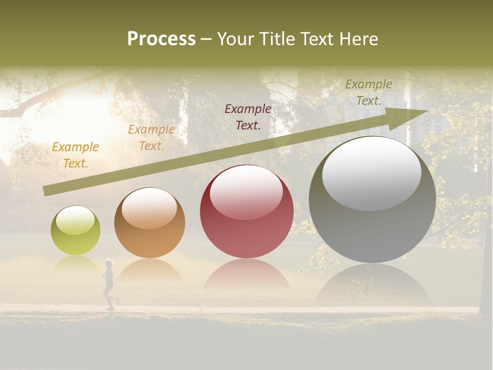 Piedmont Park In Atlanta, Georgia PowerPoint Template