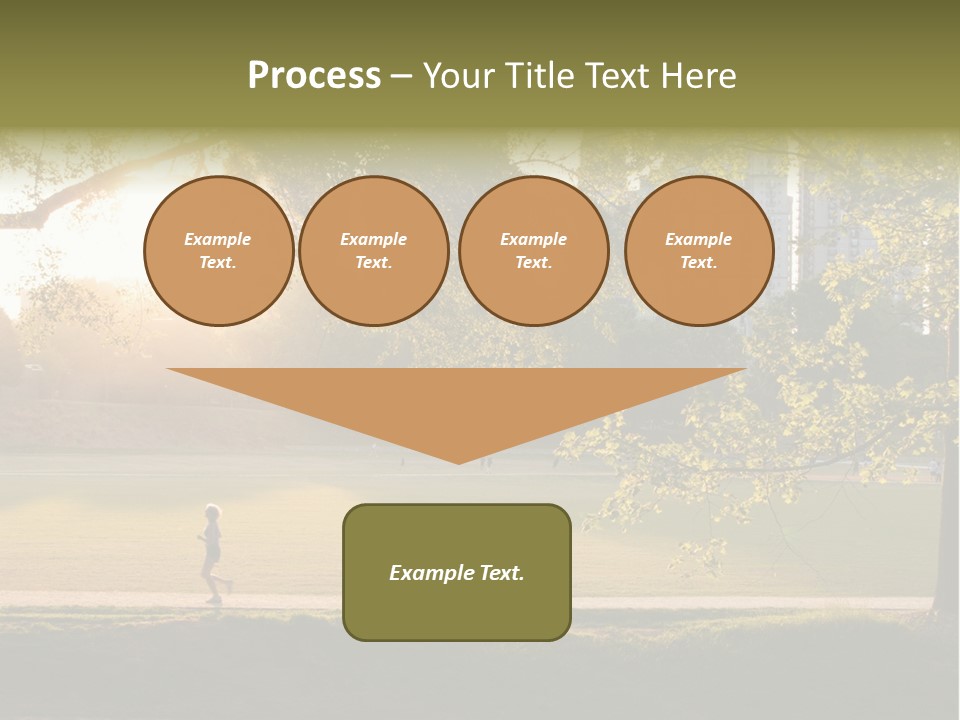 Piedmont Park In Atlanta, Georgia PowerPoint Template