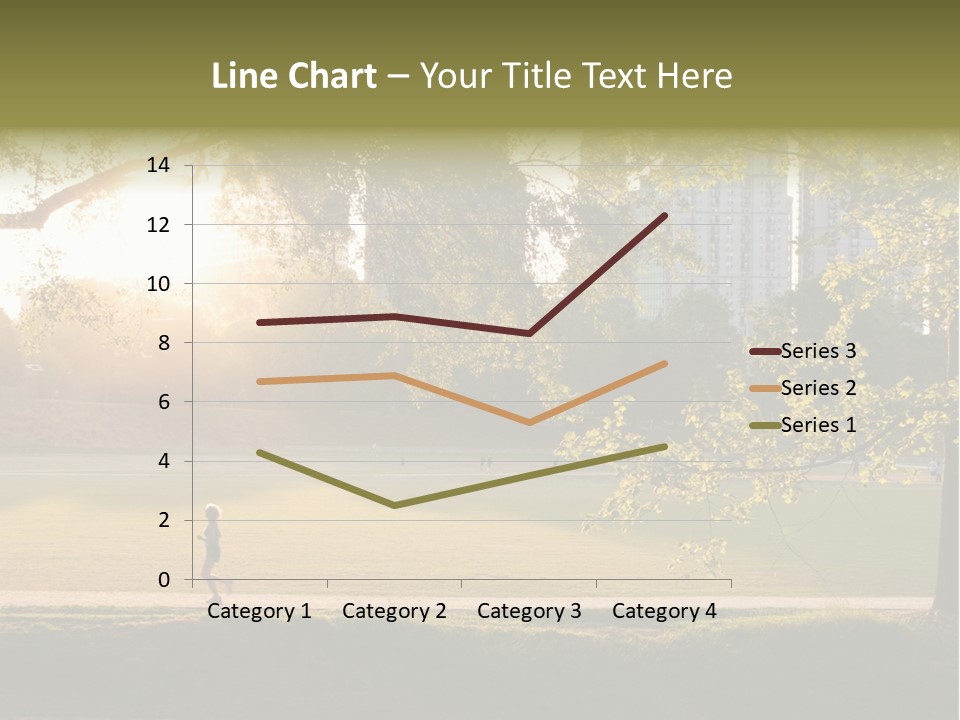 Piedmont Park In Atlanta, Georgia PowerPoint Template