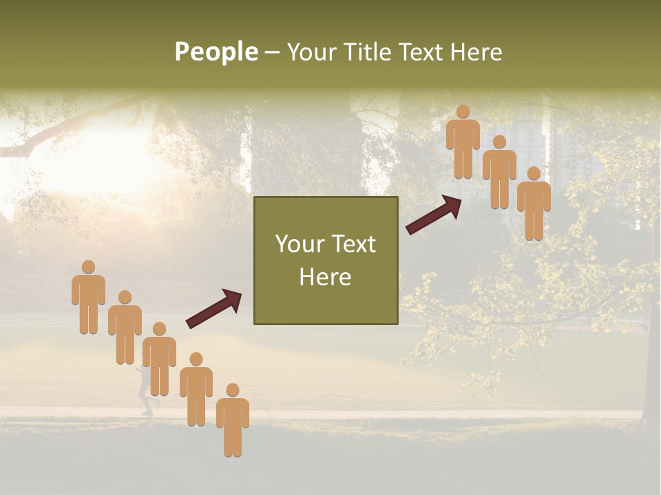 Piedmont Park In Atlanta, Georgia PowerPoint Template