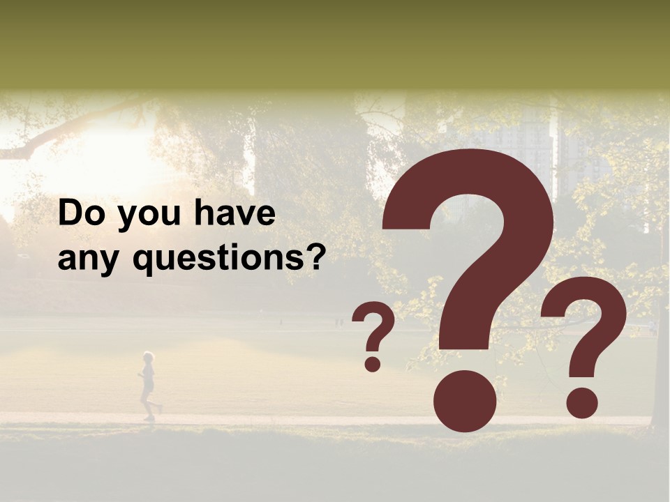 Piedmont Park In Atlanta, Georgia PowerPoint Template