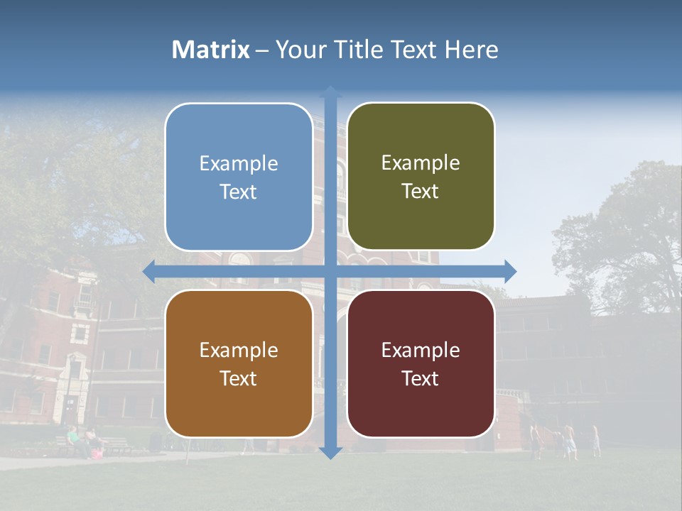 University Campus PowerPoint Template