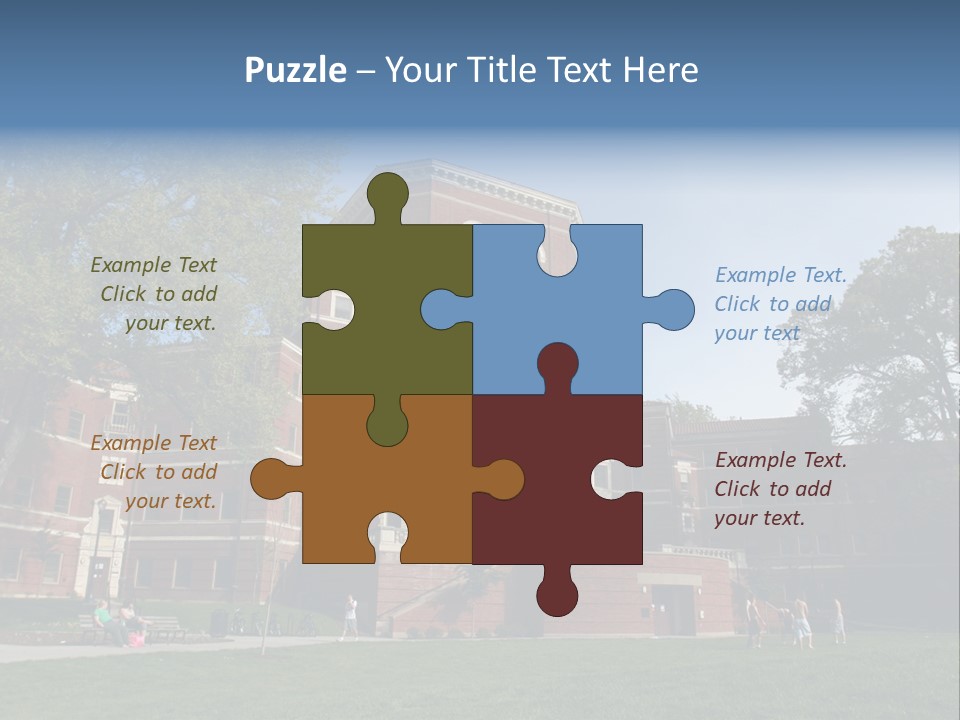 University Campus PowerPoint Template