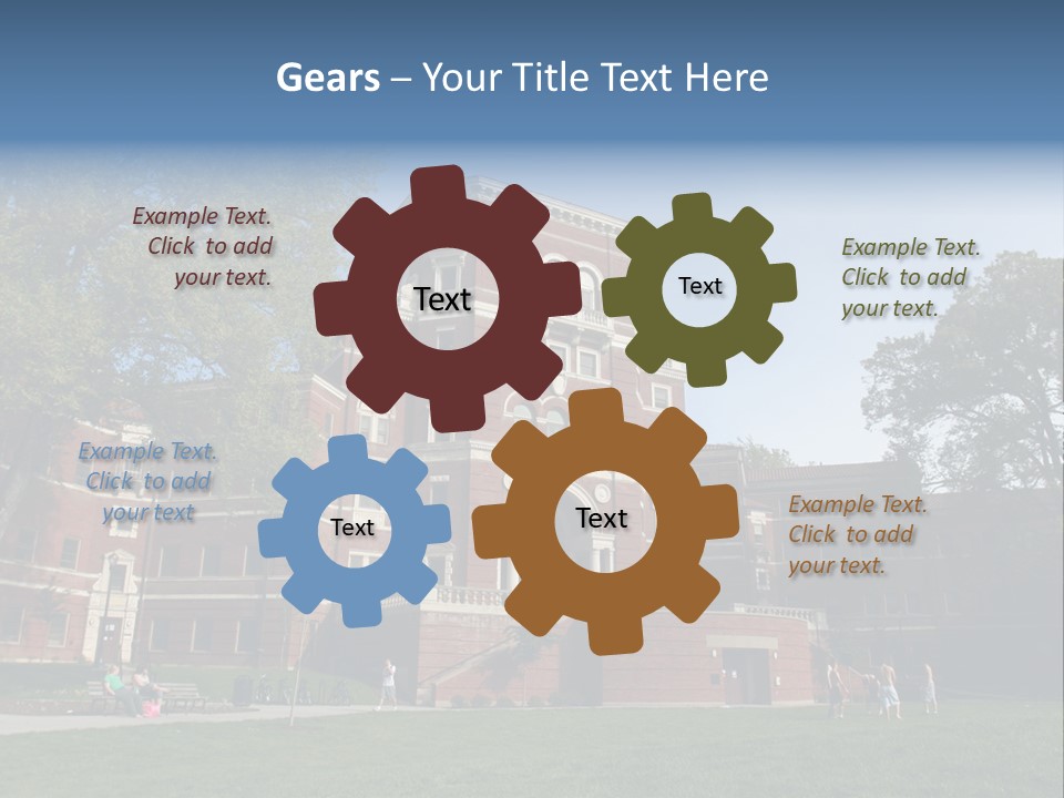 University Campus PowerPoint Template