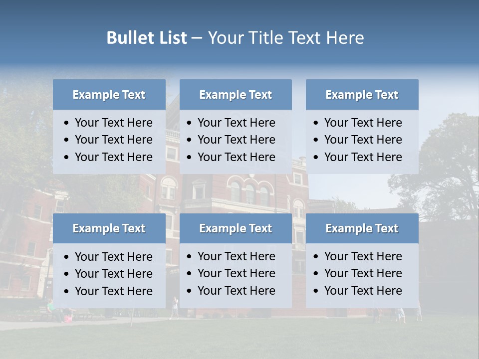 University Campus PowerPoint Template