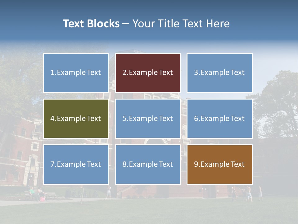 University Campus PowerPoint Template