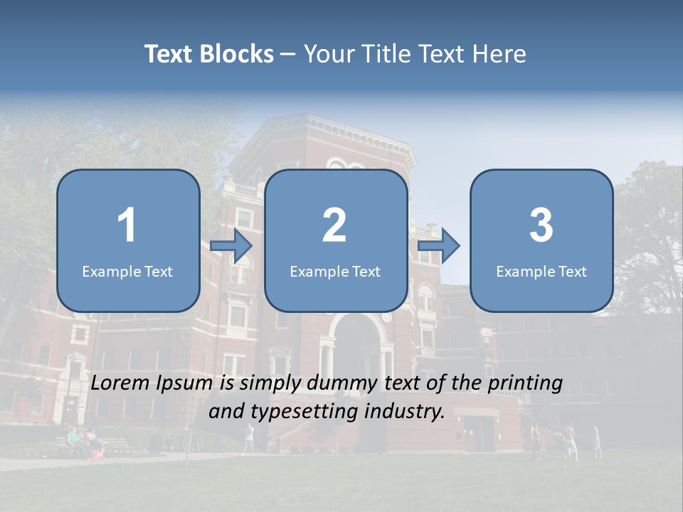 University Campus PowerPoint Template