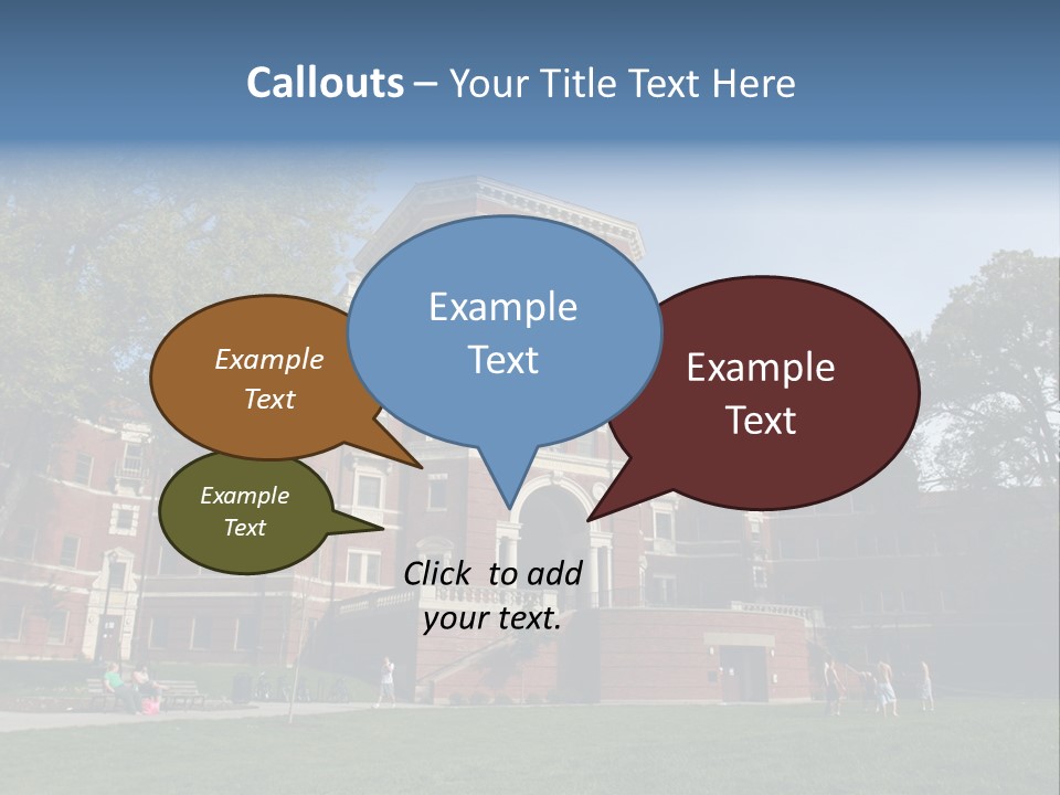 University Campus PowerPoint Template