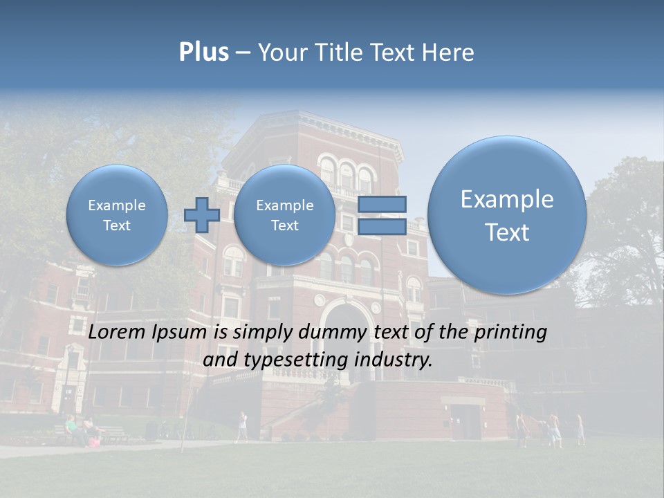 University Campus PowerPoint Template