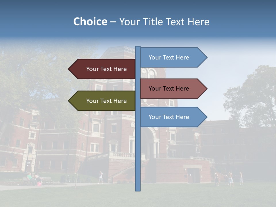 University Campus PowerPoint Template