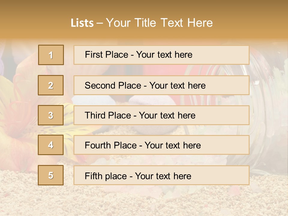 Bath Salts PowerPoint Template