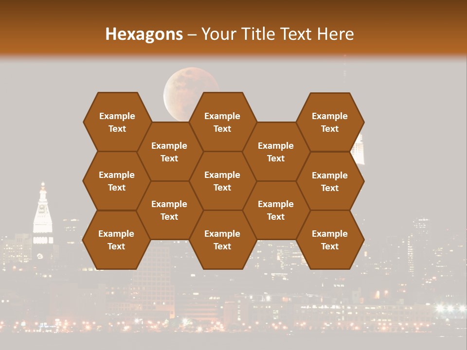 The New York City Skyline From The Liberty State Park PowerPoint Template