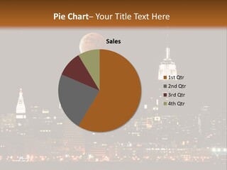 The New York City Skyline From The Liberty State Park PowerPoint Template