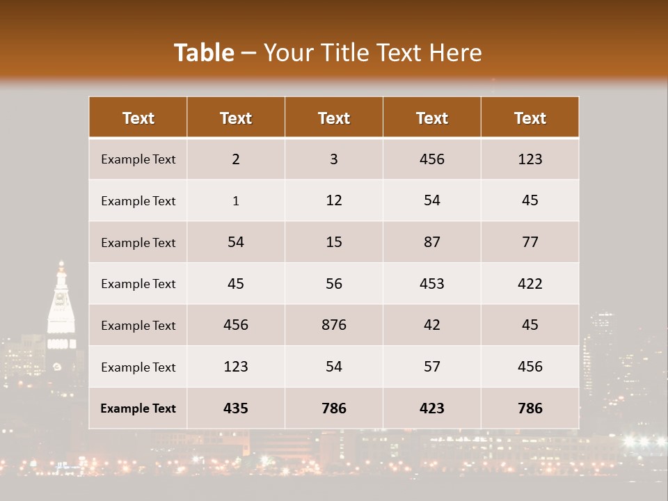 The New York City Skyline From The Liberty State Park PowerPoint Template