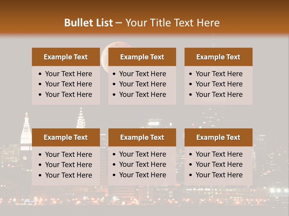 The New York City Skyline From The Liberty State Park PowerPoint Template