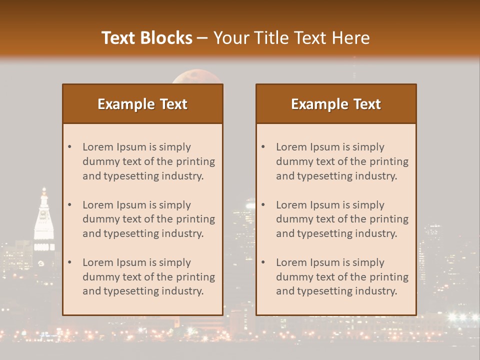 The New York City Skyline From The Liberty State Park PowerPoint Template