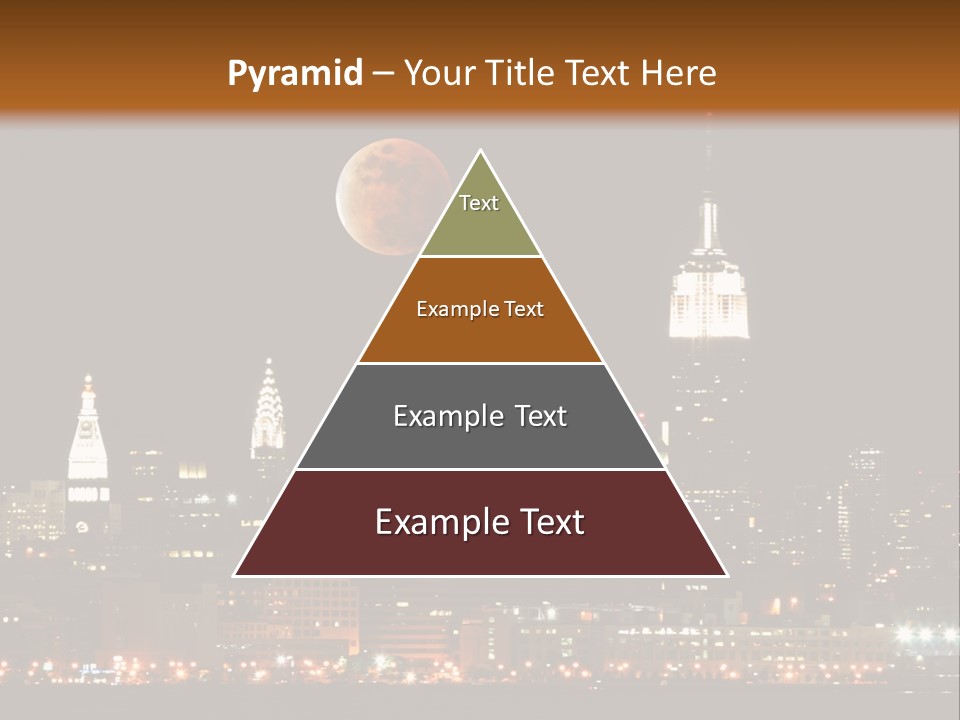 The New York City Skyline From The Liberty State Park PowerPoint Template