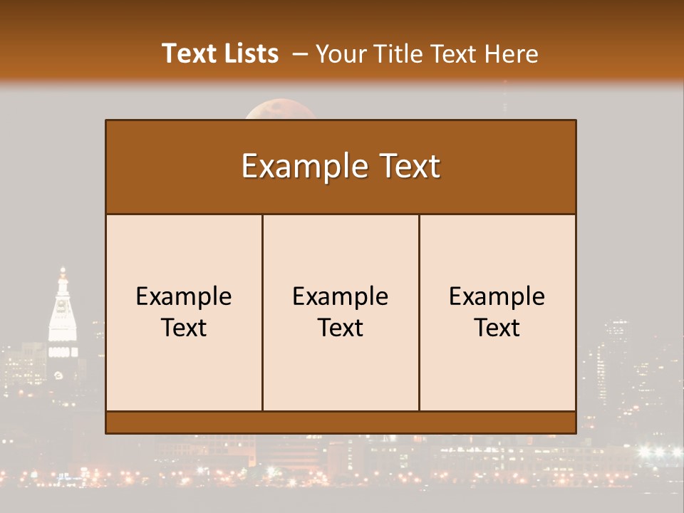The New York City Skyline From The Liberty State Park PowerPoint Template