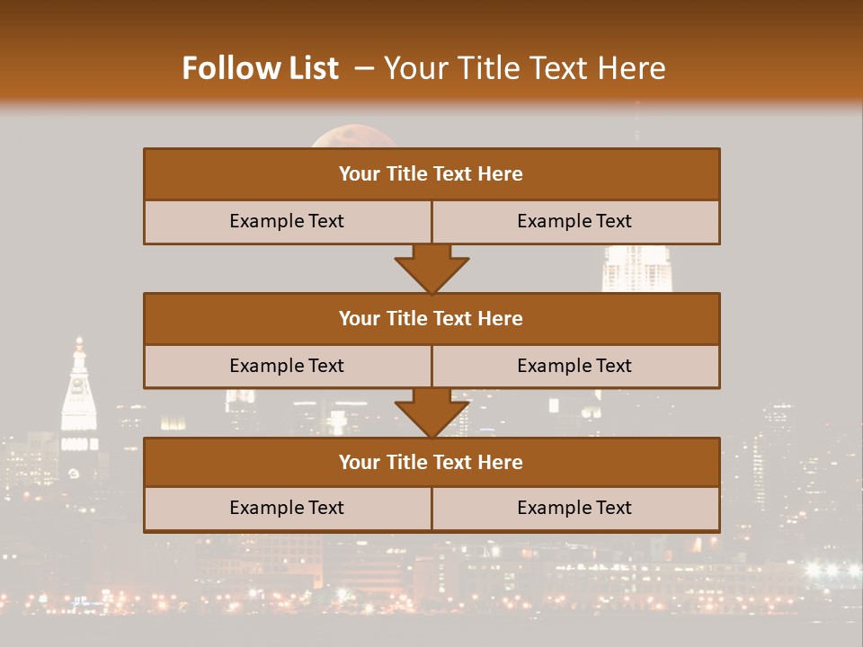 The New York City Skyline From The Liberty State Park PowerPoint Template