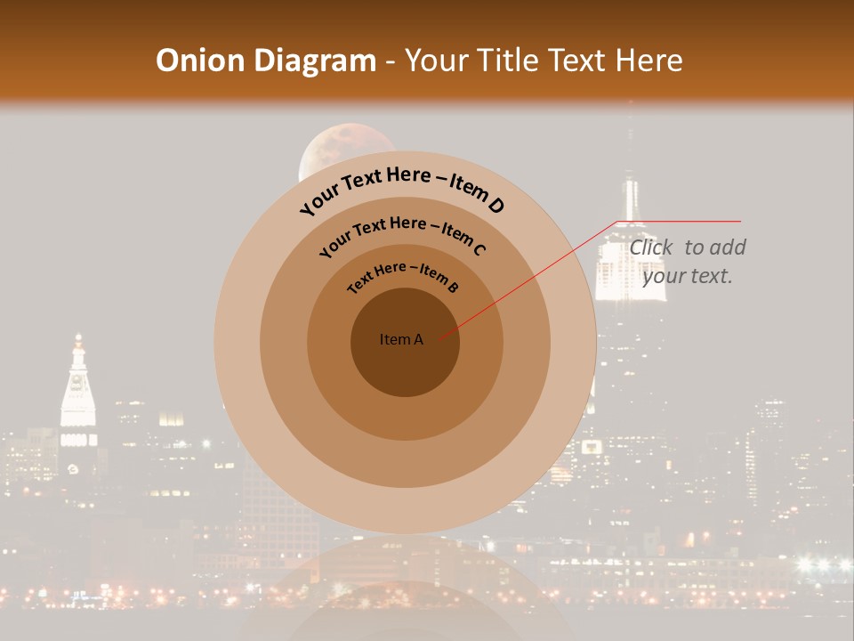 The New York City Skyline From The Liberty State Park PowerPoint Template