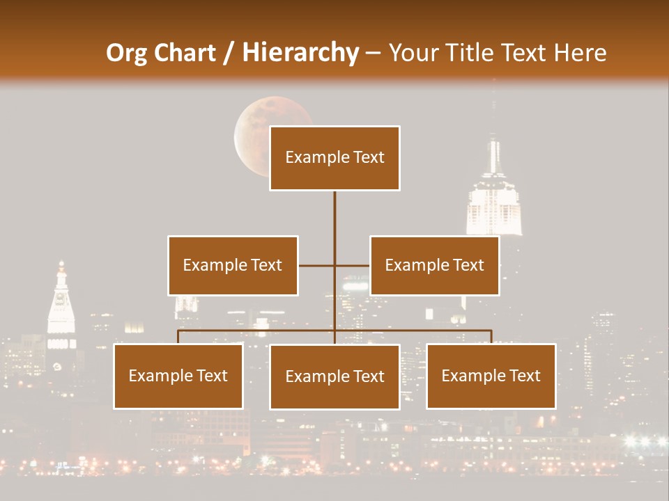 The New York City Skyline From The Liberty State Park PowerPoint Template
