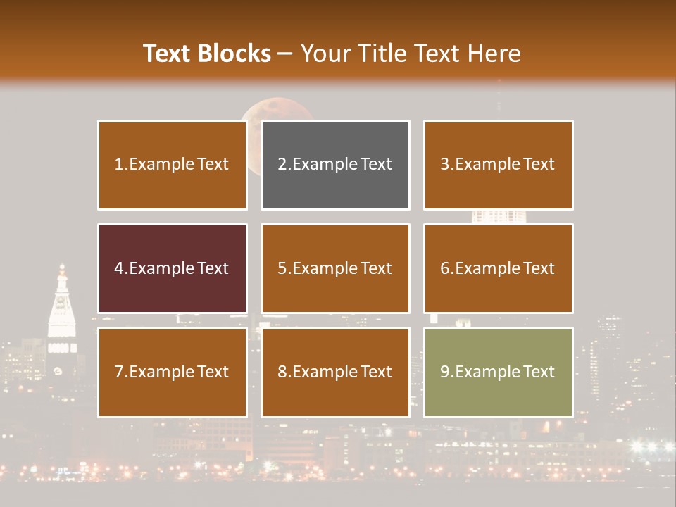 The New York City Skyline From The Liberty State Park PowerPoint Template